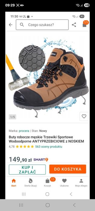 Sprzedam nowe buty robocze
