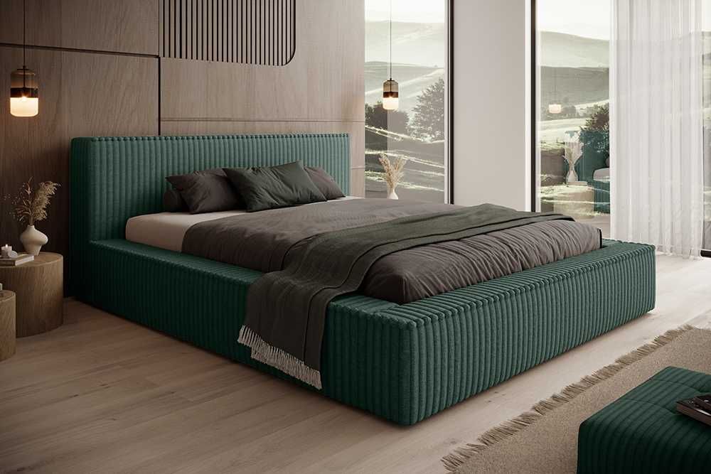 Łóżko tapicerowane COCO - DARMOWA DOSTAWA z pojemnikiem na pościel