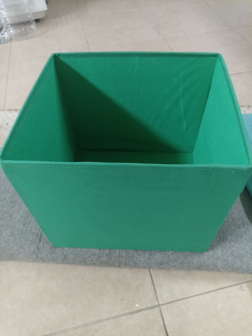 Conjunto de 7 caixas tecido IKEA