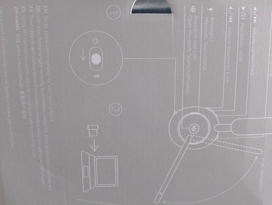 Słuchawki bezprzewodowe Jabra Evolve 2 65