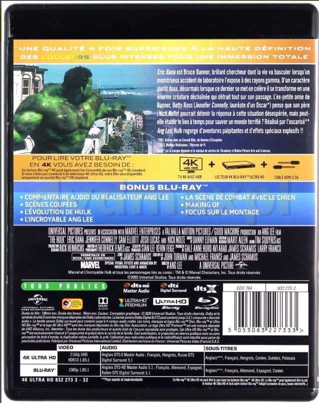 Niesamowity Hulk 4K UHD, wersja POLSKA