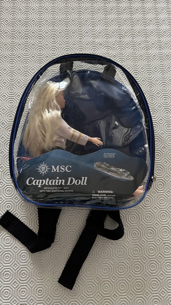 Boneca MSC “ Captain Doll”