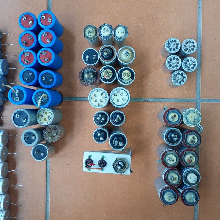 Kondensator Elwa, UNITRA, Wima - 63 szt.