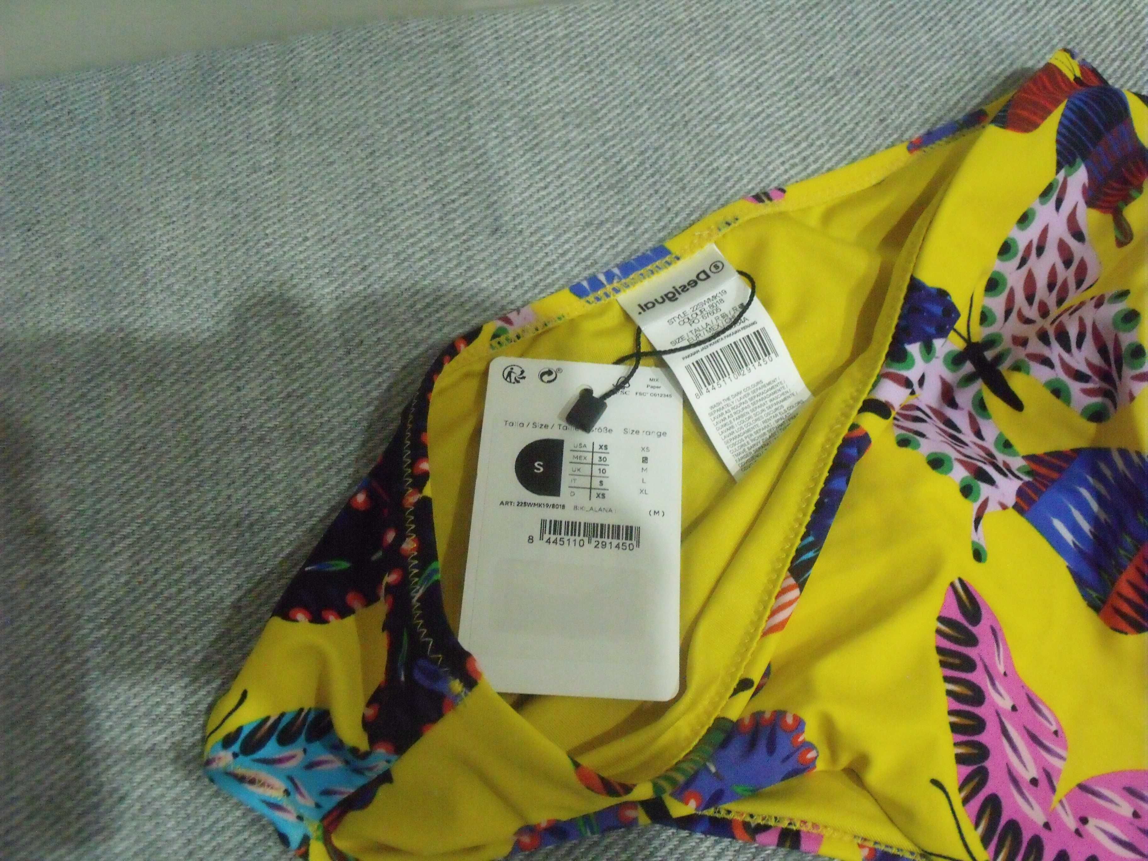 Strój kąpielowy bikini dół majtki Desigual roz. 36 Nowy