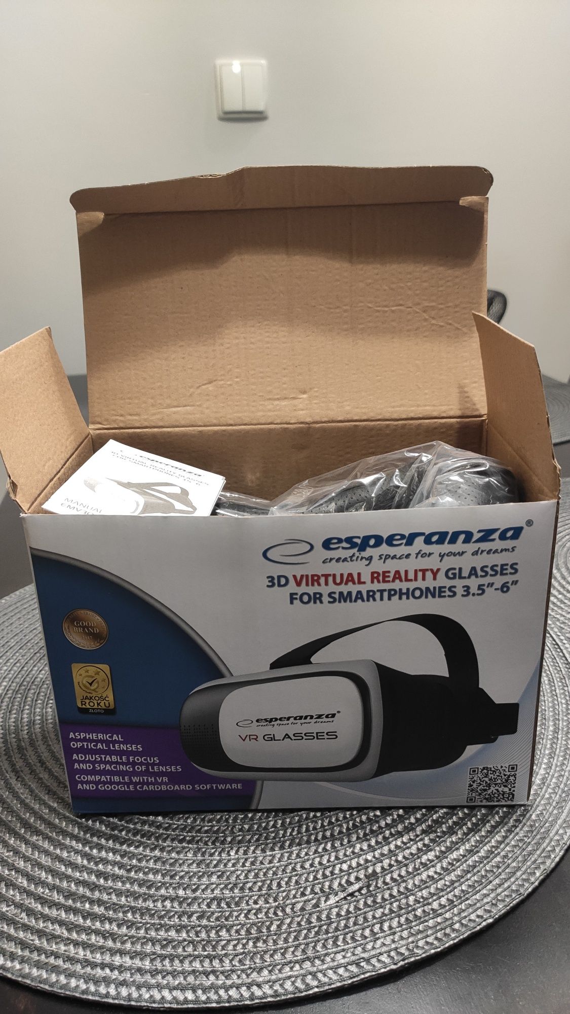 Esperanza okulary VR 3D EMV300