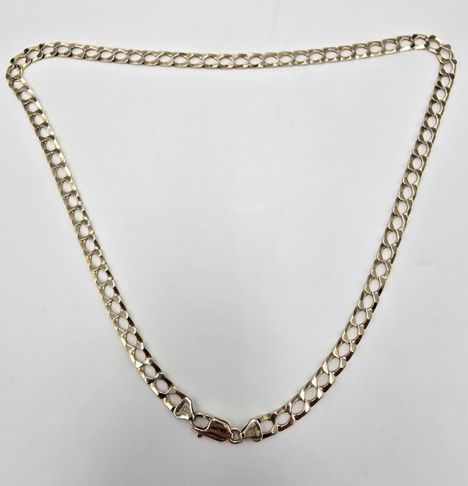 Złoty łańcuszek pancerka próby 333