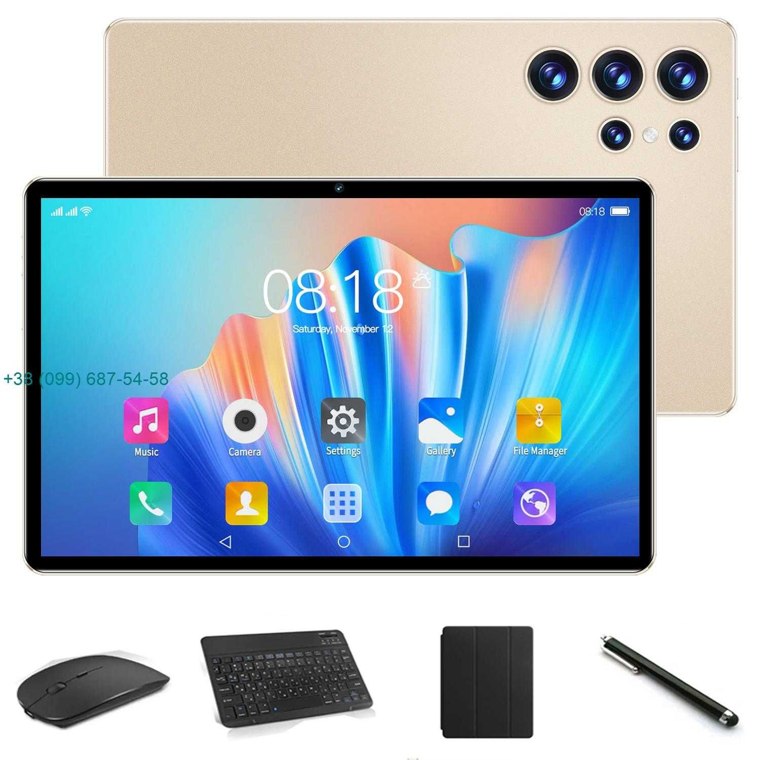 Новый Планшет 8-128GB Active TAB PRO S / IPS матрица / 10"дюйм / 2-сим
