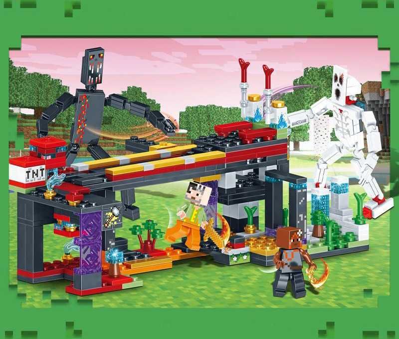 Лего Майнкрафт Битва Стражей Незера, 466 деталей, Lego MINECRAFT