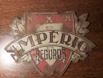 Placa de chapa antiga Império Seguros