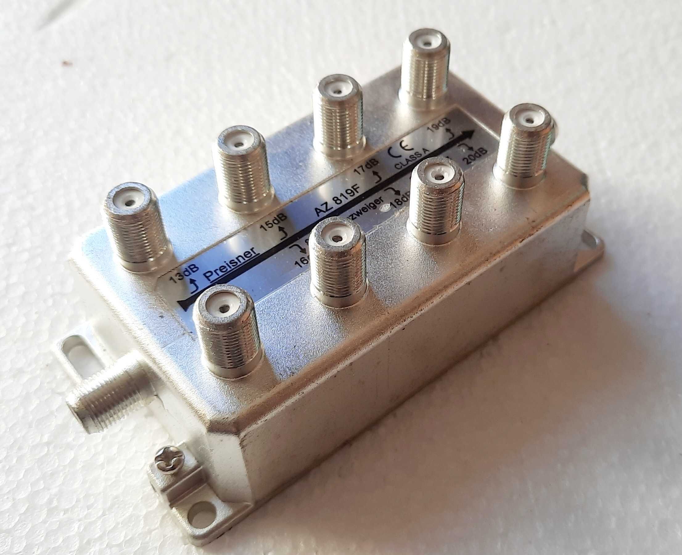 Rozgałęźnik antenowy CATV 8-krotny splitter 5 - 1000 MHz AZ819F