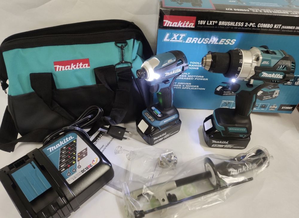 Набор ударных шуруповертов Makita XT288T. USA. Оригинал. Комплект.