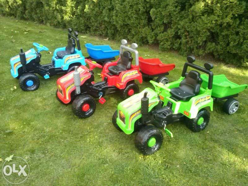 DUŻY traktor 2-6 LAT na pedały NOWY dla dzieci Rzeszów 3kolory 95cm!