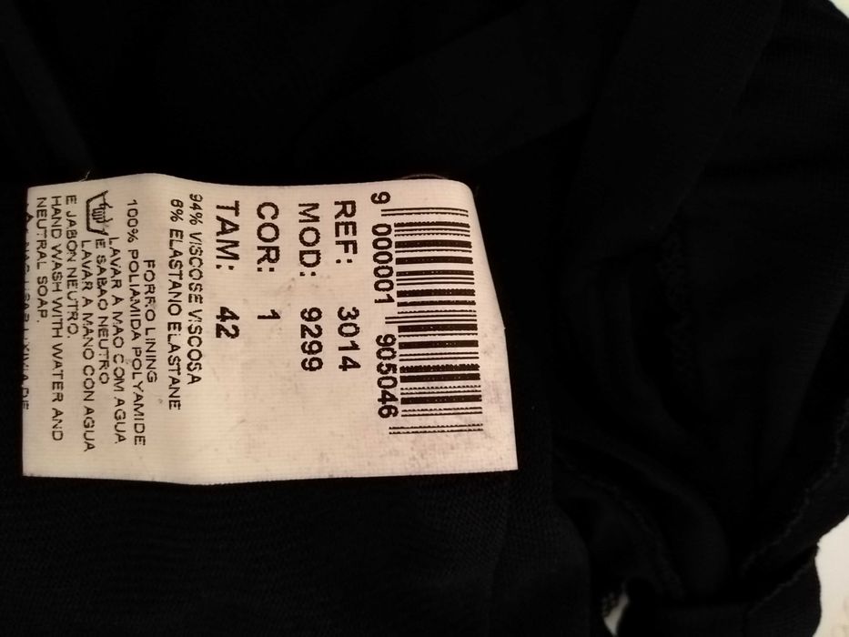 Vestido preto malha Ana Sousa