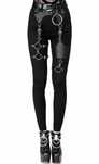 Spodnie RESTYLE harness goth killstar ring alternative disturbia