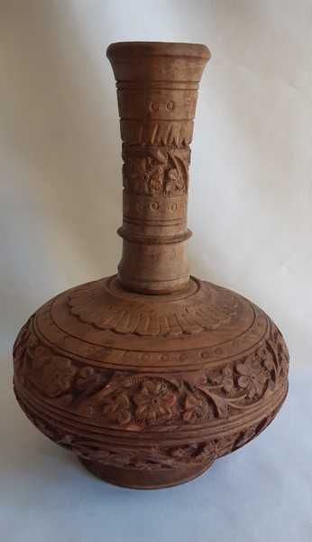 Статуэтка кувшин деревянная Африка