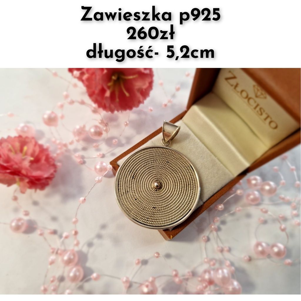 Srebrne zawieszki