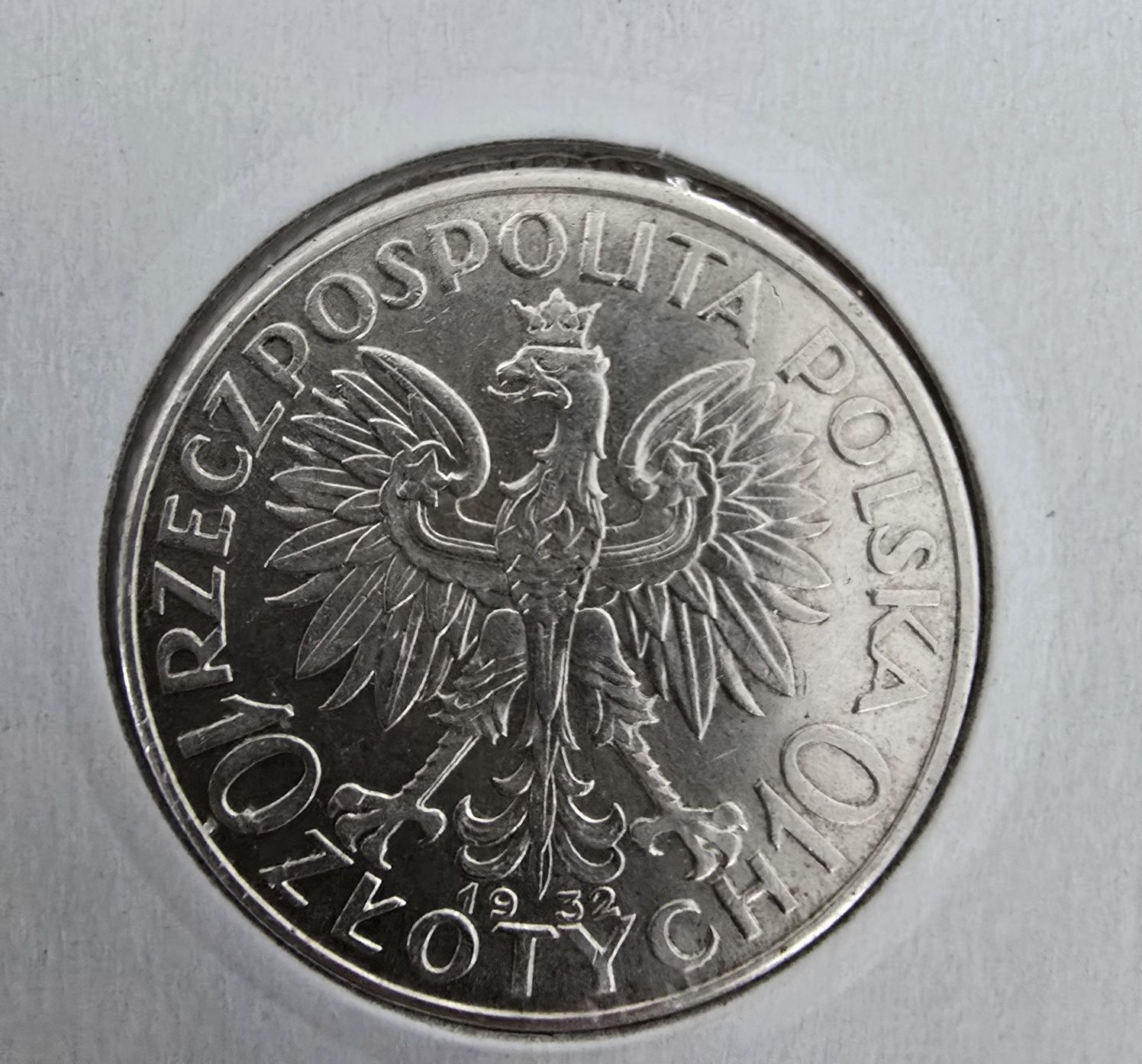 10zł 1932 Głowa kobiety