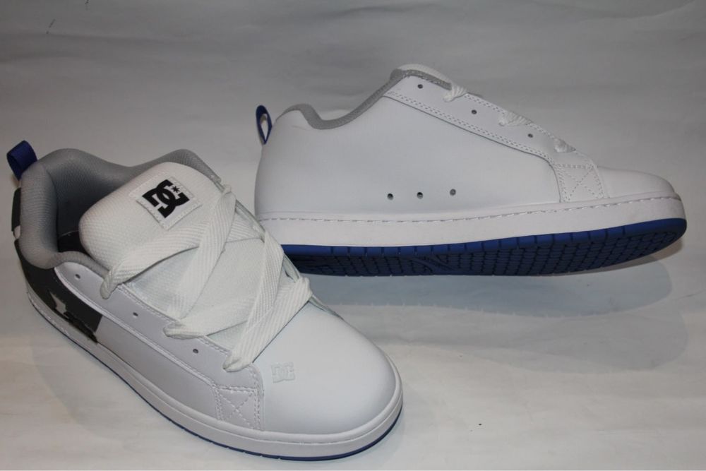 Кросівки DC shoes 43, 44 Court Graffik кроссовки білі blue