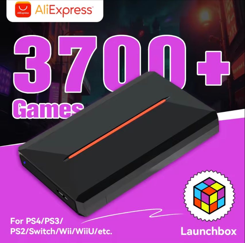 Game HDD 500Gb RetroBat Launchbox Batocera