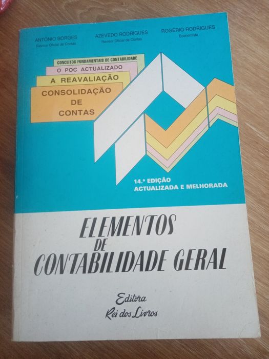 Elementos da contabilidade geral de Antonio Borges, Azevedo rodrigues