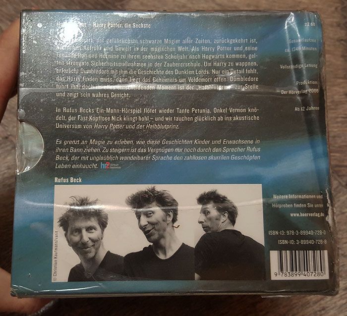 аудиокнига на немецком Harry Potter und der Halbblutprinz CD