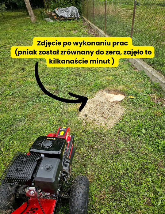 Frezarka do pni na wynajem | Karczownik | Mulczer | MOCNA 15KM