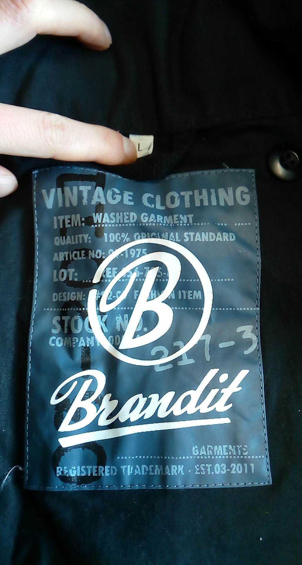 Kurtka M65 Brandit r. Large Regular czarna JN