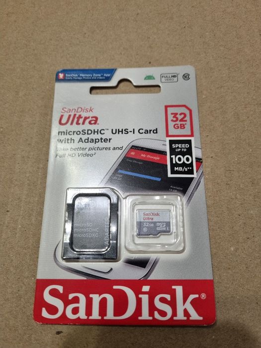 Карта памяти microSDXC SanDisk 32gb оригинал