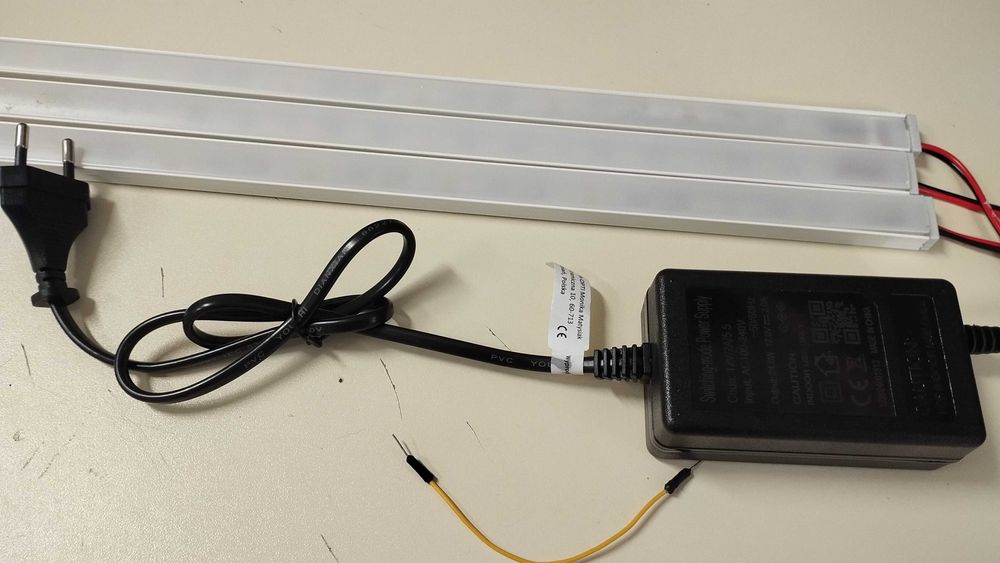 Calhas de LED's para aquários 1 metro ou por medida