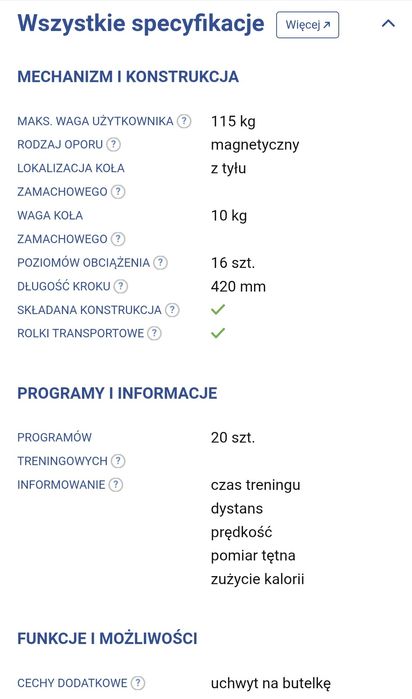 Orbitrek Pro-Form Space Saver 700