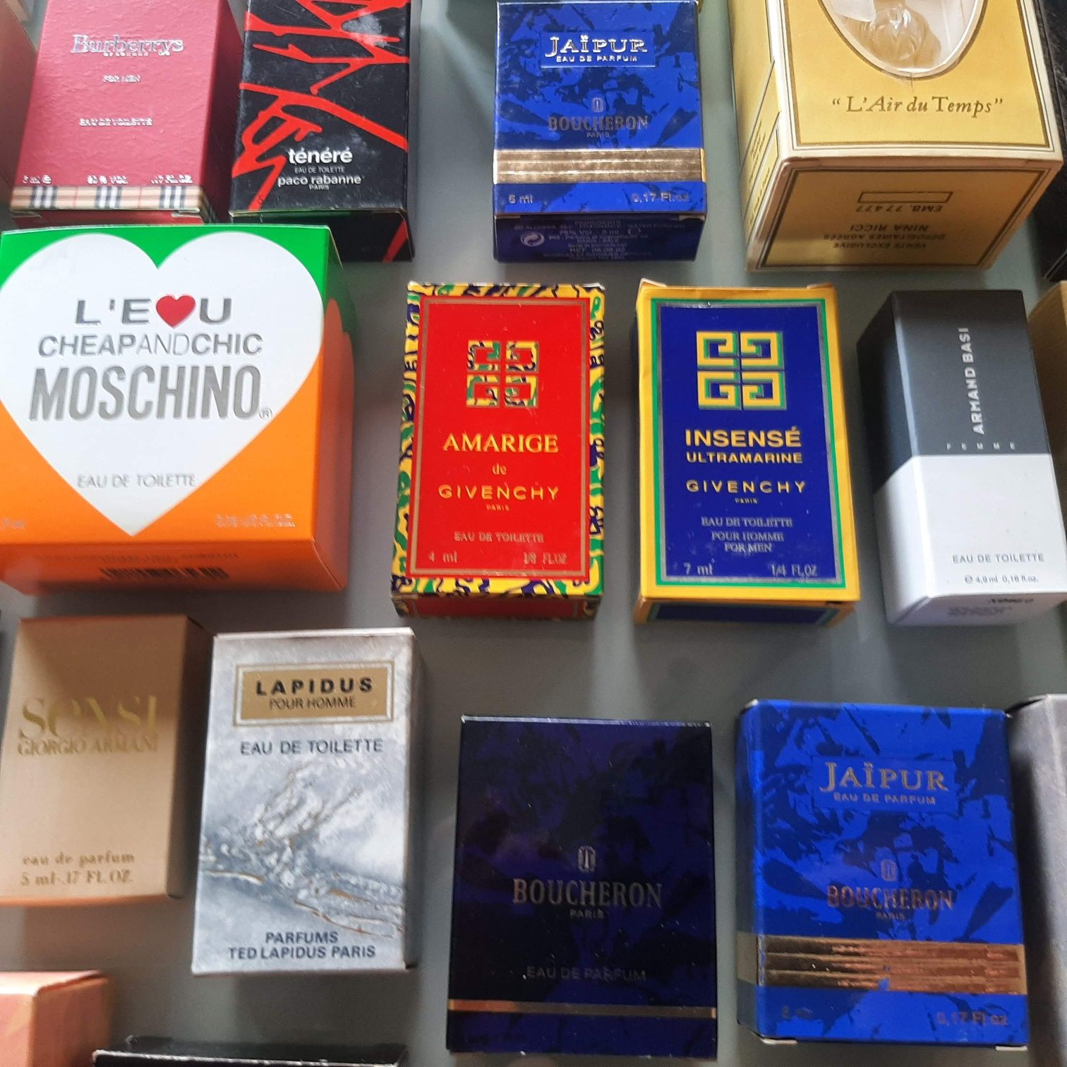 Miniaturas de Perfumes Antigos