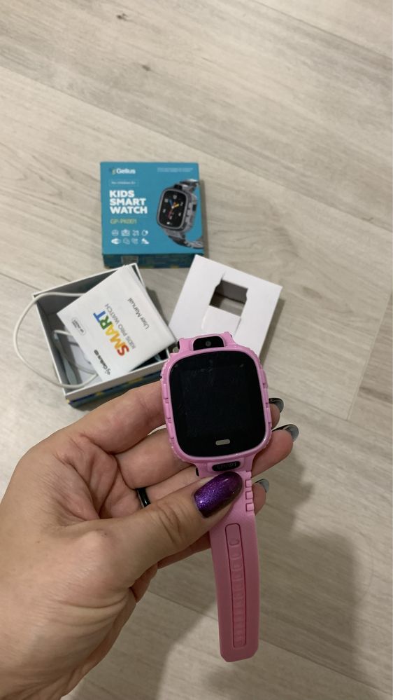Смарт-годинник дитячий Gelius PRO KID з GPS трекером pink (GP-PK001)