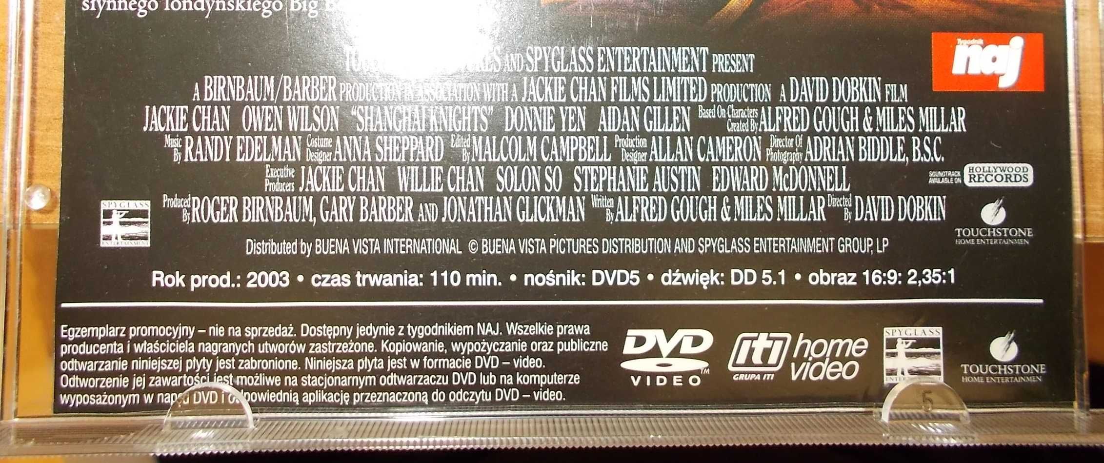 Film DVD - Rycerze z Szanghaju - (2003r.)