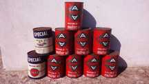 latas oleo antigas