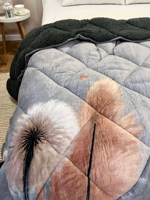 Бестселер сезону! ХУТРЯНА КОВДРА тепла зимова зимнее одеяло на овчине