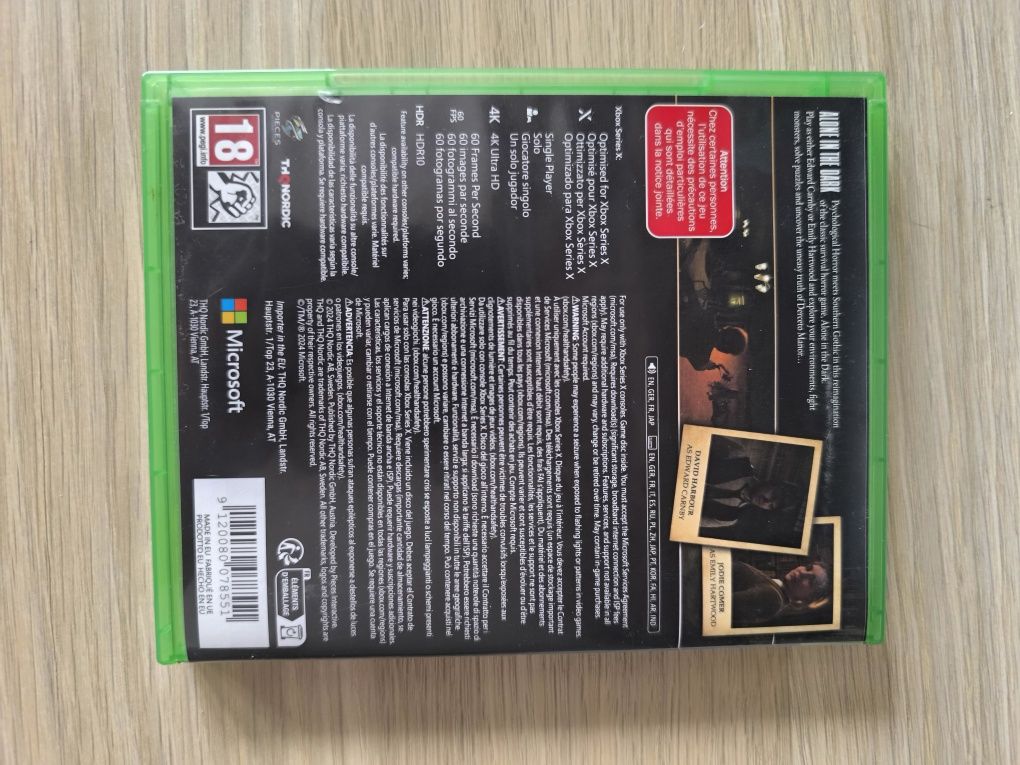 Alone in the Dark Xbox series X