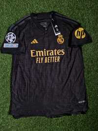 Koszulka piłkarska Real Madryt Vini Jr. 7 czarna