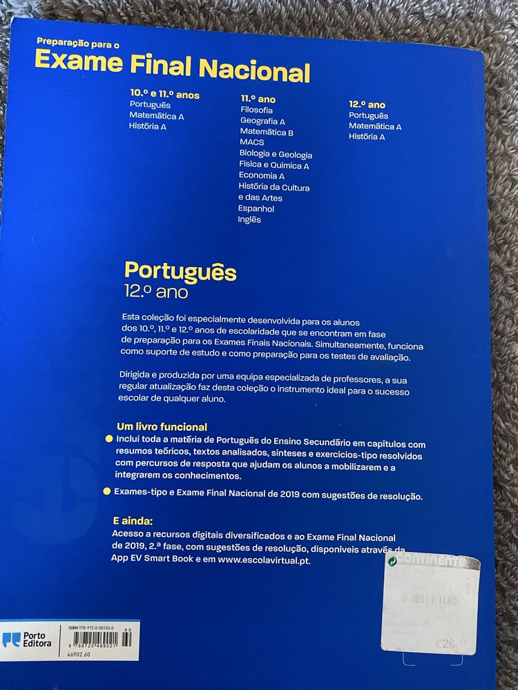 Livro de Exames Português