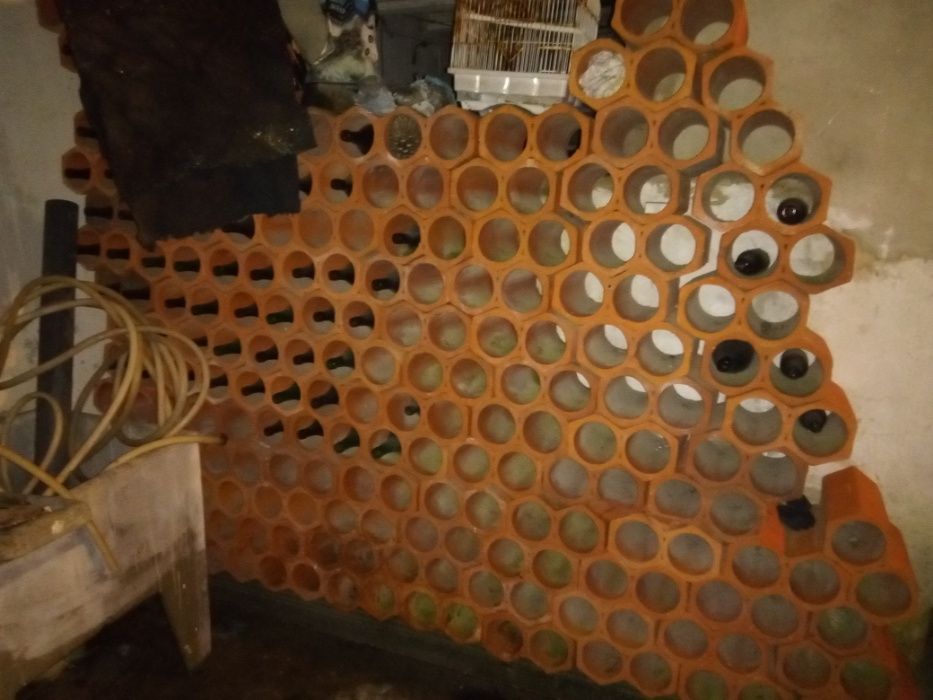 Garrafeira em tijolo