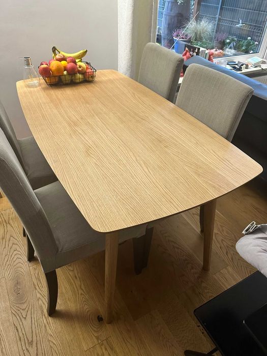 Stół prostokątny Nagano 150x80 dąb brązowy