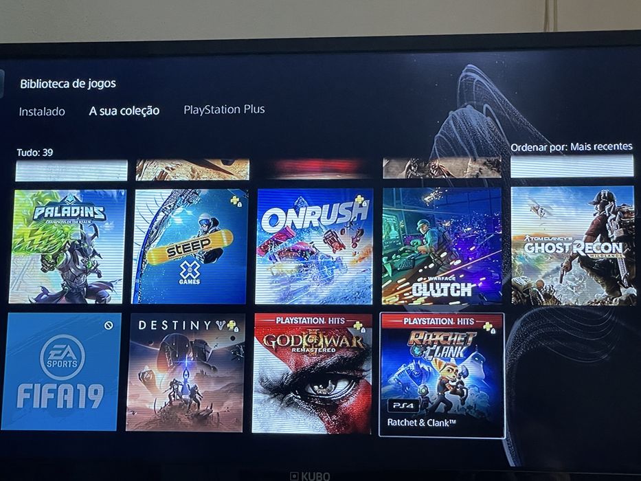 Playstation 5 Standart 1TB com leitor DvD + suporte +  comando + jogos