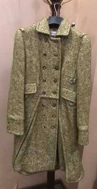 Пальто Dior зелено-коричневое цвета оригинал