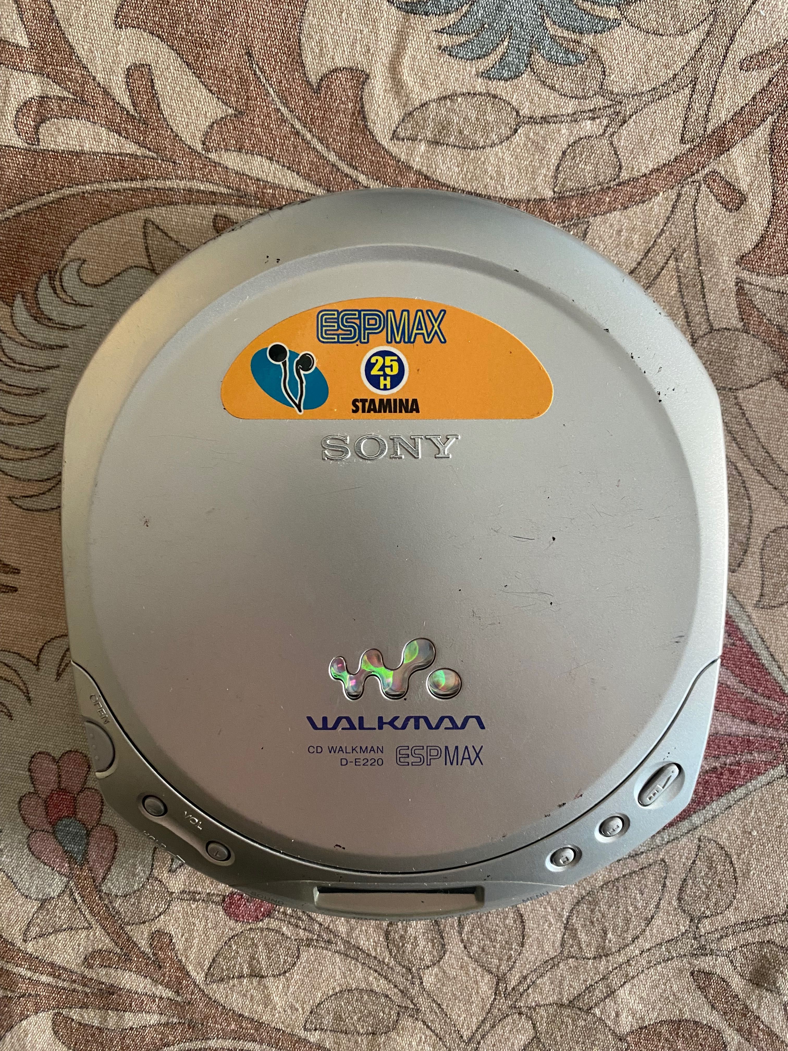 CD Walkman Sony a funcionar