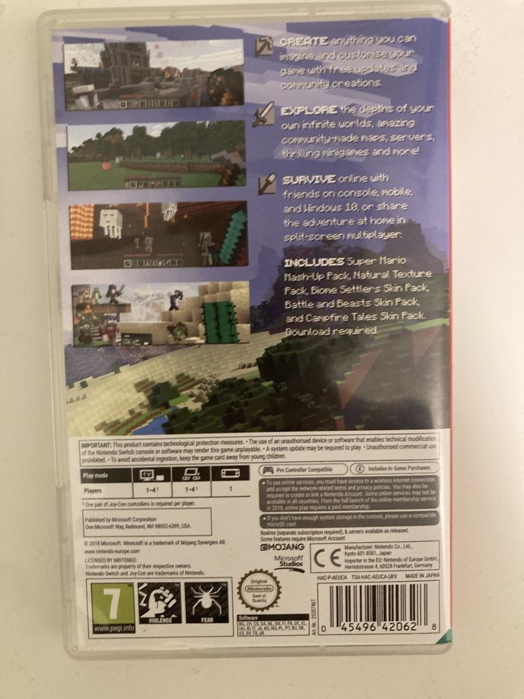Minecraft - nintendo switch