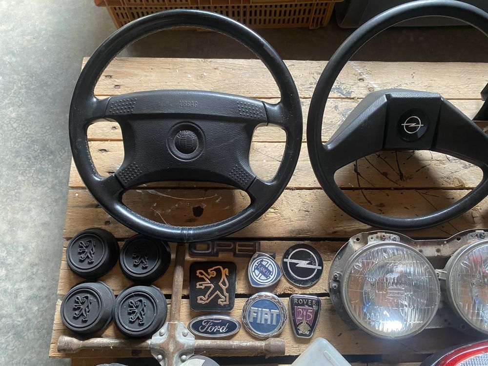 Peças BMW E34, Opel Kadett D, volante faróis etc…|USADO
