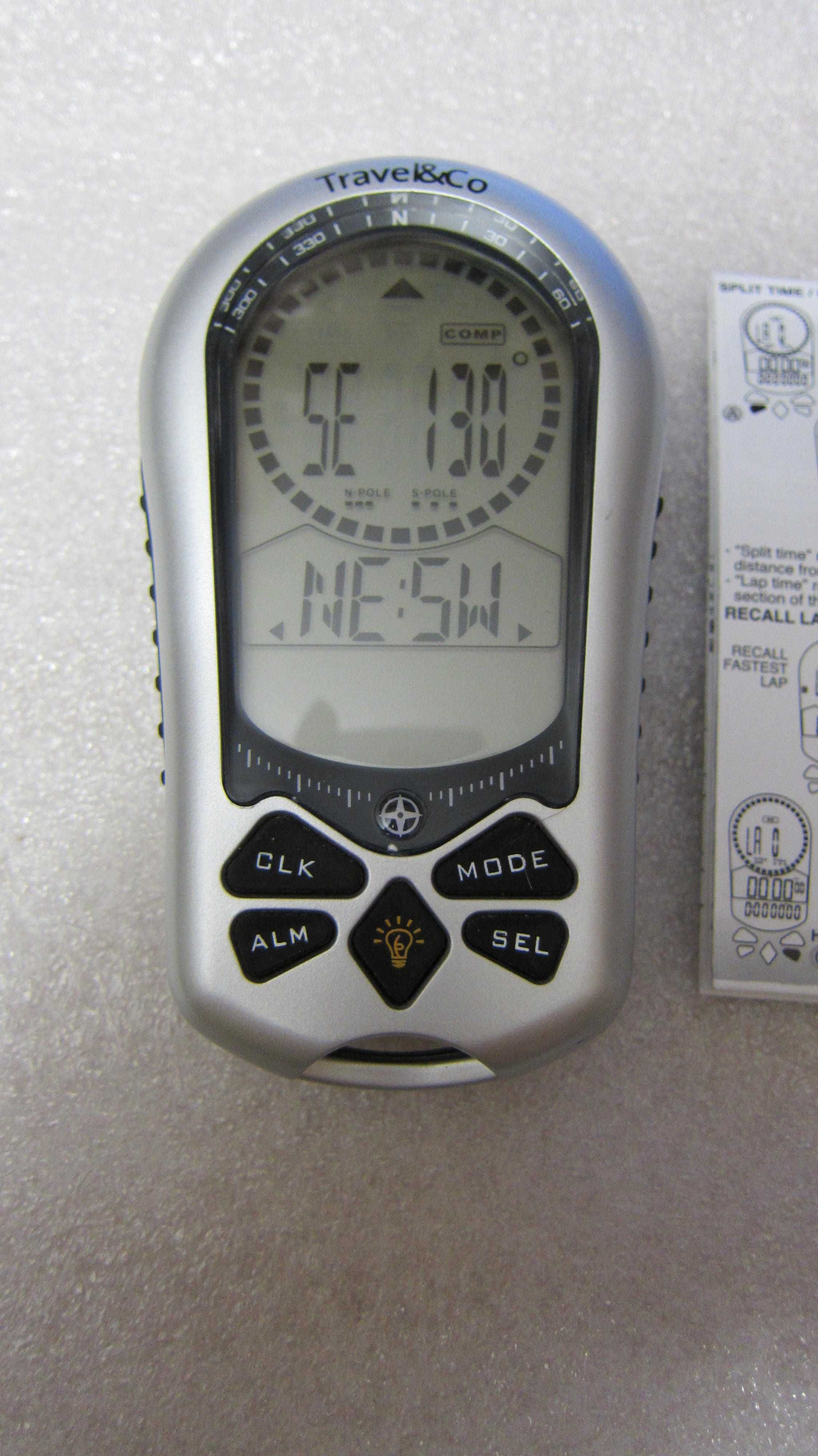 Kompas Cyfrowy Elektroniczny Travel&Co Stoper Temperatura
