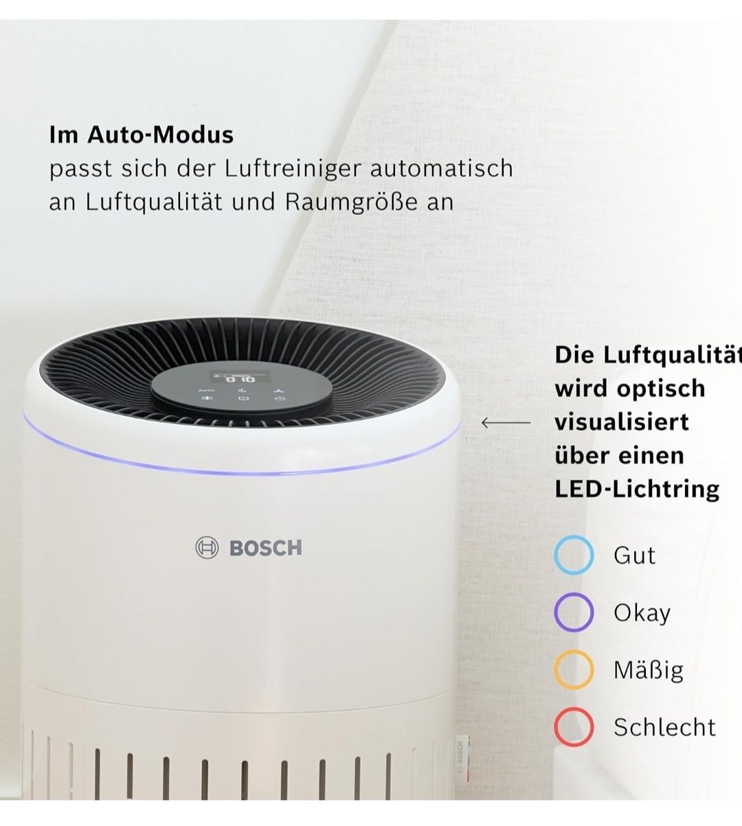 Bosch Air 4000 oczyszczacz powietrza – do pomieszczeń do 62,5 m²