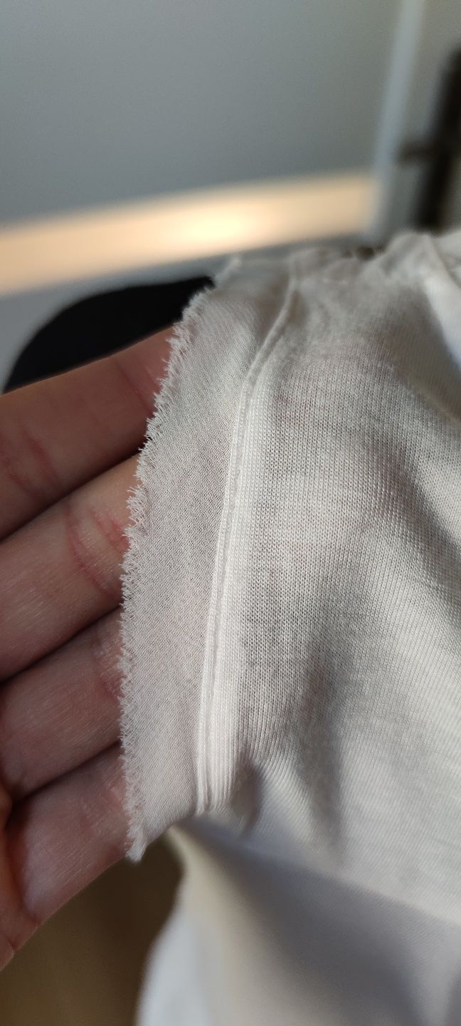 Bluzka top wyszywany srebrnymi cekinami Next S/36 100% wiskoza y2k