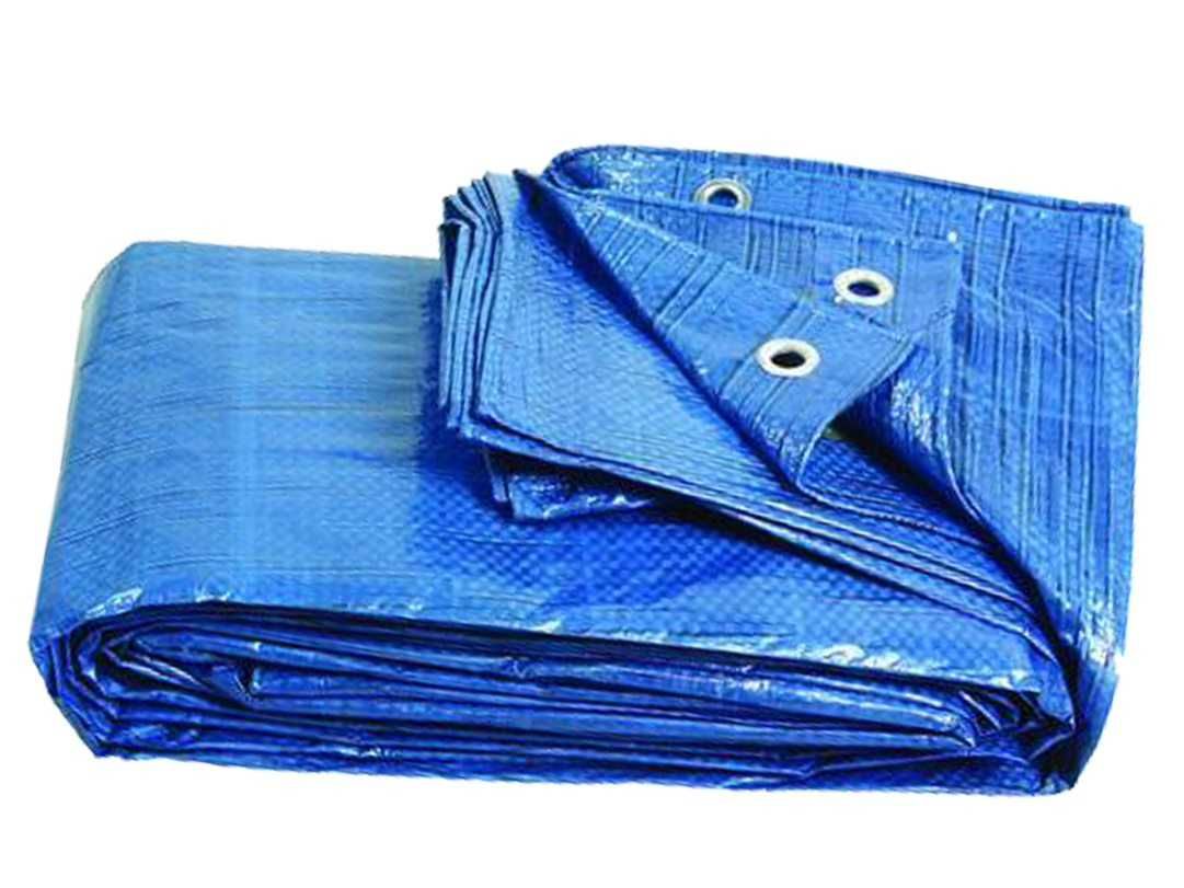 Plandeka plandeki 4x6m niebieska wzmacniana 75g/m2