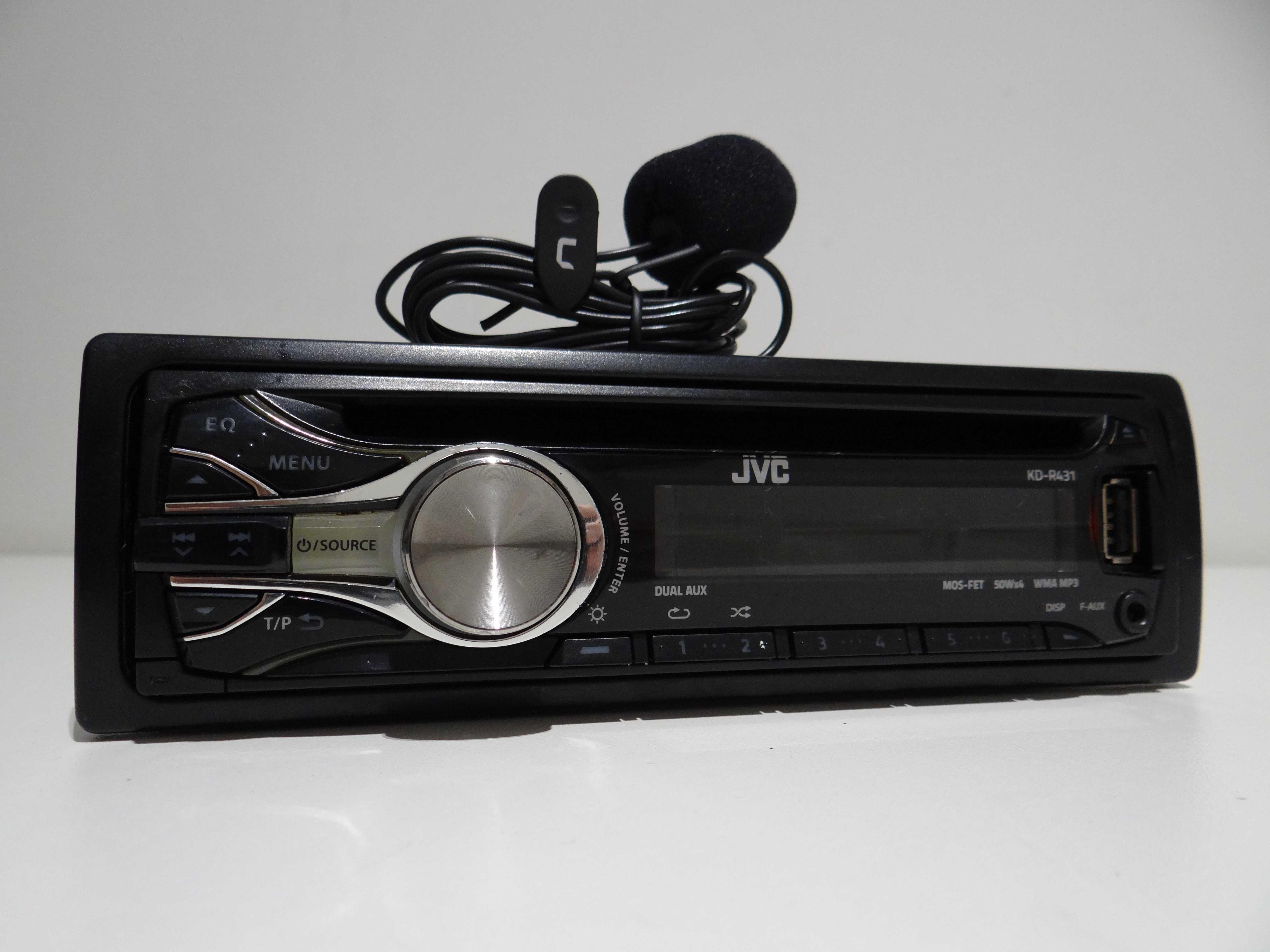 Radio samochodowe JVC KD-R431*bluetooth*usb*aux*cd*mp3*wma*nr91